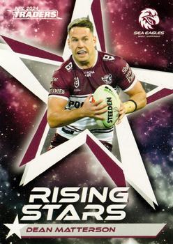 2024 NRL Traders Titanium - Rising Stars #RS28 Dean Matterson Front